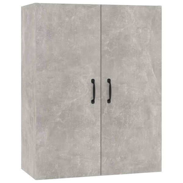 vidaXL Hanging Cabinet Concrete Grey Engineered Wood Medium