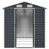 vidaXL Garden Shed Anthracite Galvanized steel Large Garden Shed
