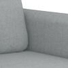 vidaXL Sofa Set Light gray