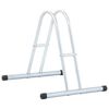 vidaXL Bicycle Stand for 1 Bike Floor Freestanding Galvanized Steel