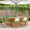 vidaXL Garden Chair Set of 6 Green