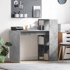 vidaXL Desk Concrete Grey 108 x 55 x 103.5 cm Engineered Wood