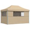 vidaXL Party Tent Beige and Blue