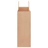 vidaXL Paper Bags 250 pcs with Handles Brown 12.6x6.7x17.3"