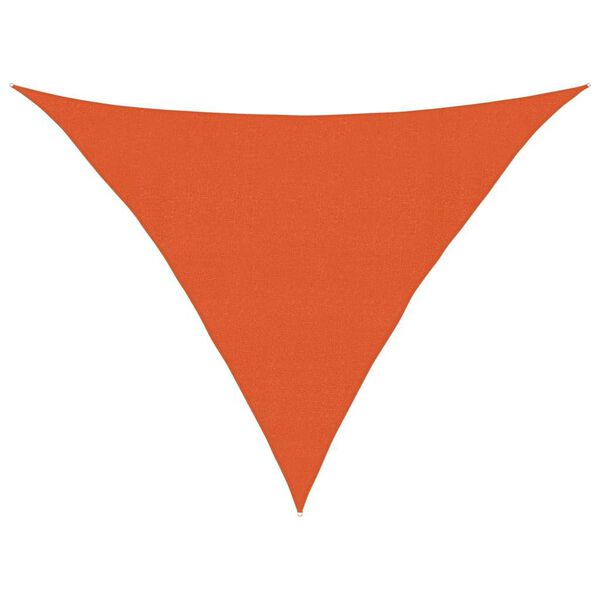 vidaXL Sunshade Sail 1.75 oz/ft² Orange 13.1x13.1x19.0' HDPE