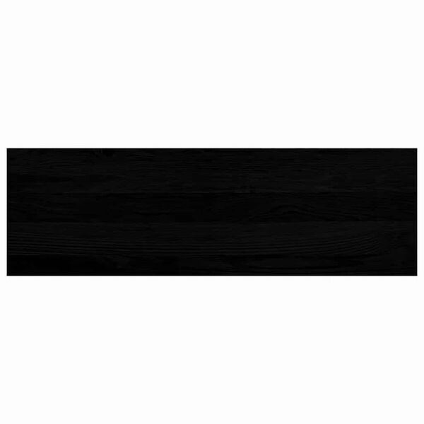 vidaXL Stair Tread Set of 4 Dark Brown Solid Oak Wood 31.5x11.8x0.8 in