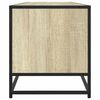 vidaXL TV Cabinet Sonoma oak Engineered wood, metal Large TV Cabinet