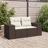 vidaXL Garden Sofa Brown