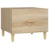 vidaXL Coffee Table Set of 2 Sonoma Oak