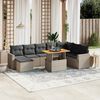 vidaXL Garden Sofa Set Grey