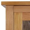 vidaXL Bookcase Natural Oak Solid Oak Wood Large Bookcase Rectangular