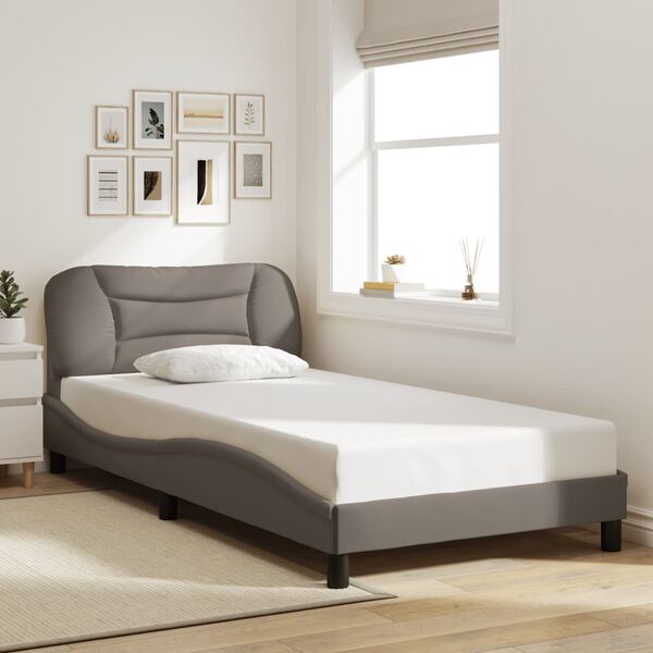 vidaXL Bed Frame Taupe