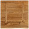 vidaXL Table Top Brown with oak finish Solid mango wood 24 x 24 in