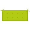 vidaXL Patio Queen Bench with Cushion 53.1 " Solid Acacia Wood