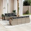 vidaXL Garden Sofa Set Grey
