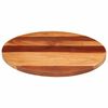 vidaXL Table Top Solid Wood Acacia Round 0.98 - 1.06 " 23.6 "