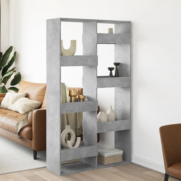vidaXL Room Divider Concrete grey Engineered wood Medium Room Divider