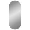 vidaXL Wall Mirror Silver Glass, PVC 27.6 x 11.8 in Minimalistic