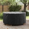 vidaXL Outdoor Furniture Cover Black 200 x 200 x 105 cm 420D fabric