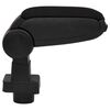 vidaXL Car Armrest Black 5.1"x12.4"x(11.4"-20.1") ABS