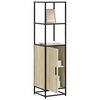 vidaXL Highboard Sonoma Oak Engineered Wood Slim Highboard Rectangular