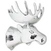 vidaXL Moose Head Decoration Wall-Mounted Aluminum Silver