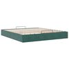 vidaXL Ottoman Bed Dark Green