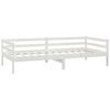vidaXL Day Bed White Solid pine wood 35.4 x 78.7 in