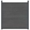 vidaXL Fence Panel WPC Grey 70.9x73.2"