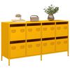 vidaXL Sideboard Mustard Yellow Cold-rolled Steel