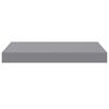 vidaXL Floating Wall Shelves 2 pcs Gray 15.7"x9.1"x1.5" MDF