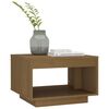 vidaXL Coffee Table Honey Brown Solid Pinewood Medium Durable