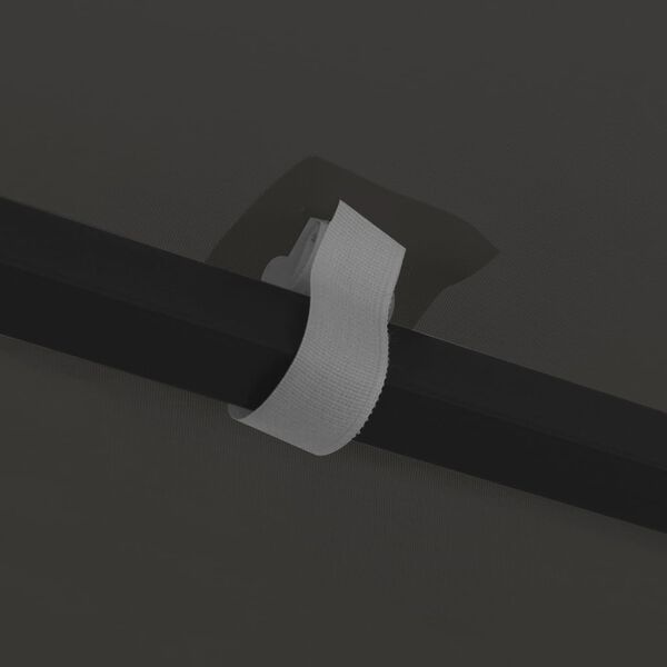 vidaXL Gazebo Charcoal Polyester fabric 9.8x19.7ft Decorative Accents