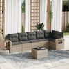 vidaXL Garden Sofa Set Light Grey