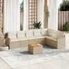 vidaXL Garden Sofa Set Beige, Cream White