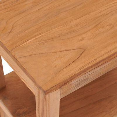vidaXL Bedside Cabinet 15.7"x11.8"x19.7" Solid Wood Teak