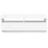 vidaXL TV Cabinet High Gloss White Engineered Wood 39.4x13.8x15.7 in
