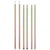vidaXL Telescopic Tent Poles with Length of 66.9 - 100.4 " 2 pcs Galvanised Steel