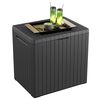 Keter Outdoor Storage Box Anthracite Plastic PP Large Durable