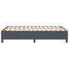 vidaXL Platform Bed Frame Dark Grey 47.24 x 78.74 in Fabric