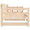 vidaXL Pull-out Day Bed Natural wood Solid Pine Wood
