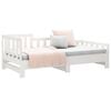 vidaXL Day Bed White Solid pine wood 2x35.4x78.7 in Expandable Day Bed