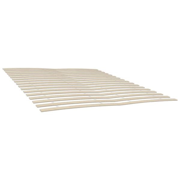 vidaXL Slatted Bed Base Solid poplar wood 35.4 x 78.7 in Foldable