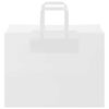 vidaXL Paper Bags 50 pcs with Handles White 32x17x25 cm