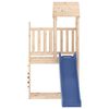 vidaXL Outdoor Playset Natural wood and blue Solid pine Large Durable