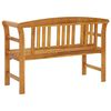 vidaXL Garden Bench Natural wood Solid Acacia wood Medium Durable