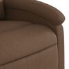 vidaXL Massage Recliner Chair Brown