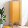 vidaXL Highboard Mustard Yellow Steel Tall Highboard Rectangular