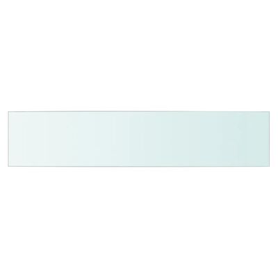 vidaXL Shelf Panel Glass Clear 27.6"x5.9"