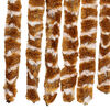 vidaXL Fly Curtain Ochre and White 35.4x78.7" Chenille